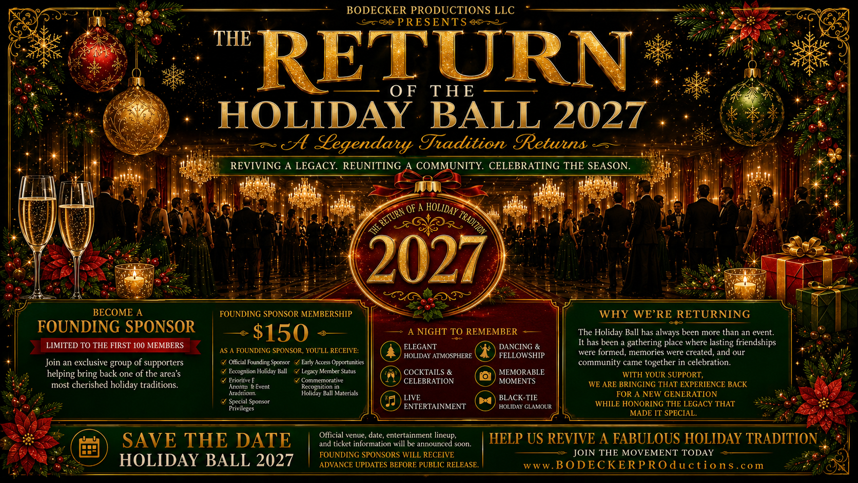 RETURN OF THE HOLIDAY BALL